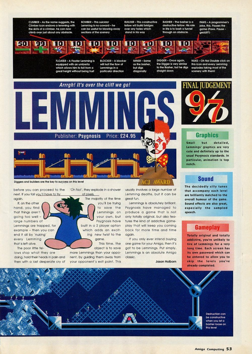 Lemmings 2 - The Tribes, Magazines from the Past Wiki