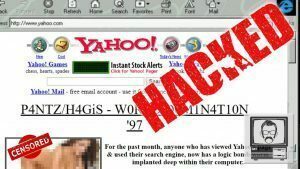 The Yahoo website, hacked by P4NTZ and H4GiS